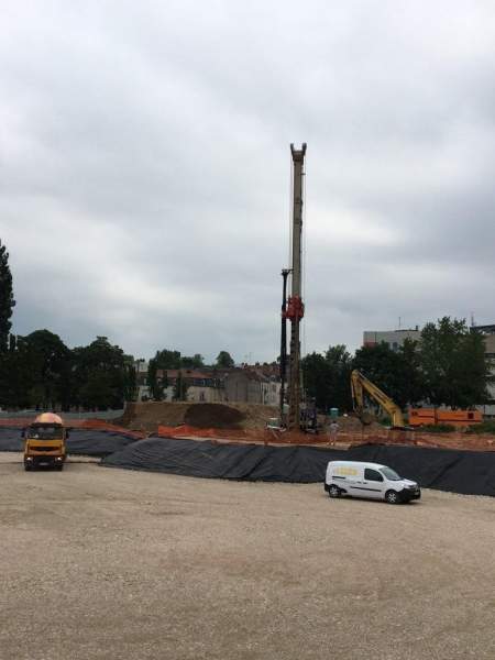 ELTS - Fondations pieux tarière creuse à Dijon