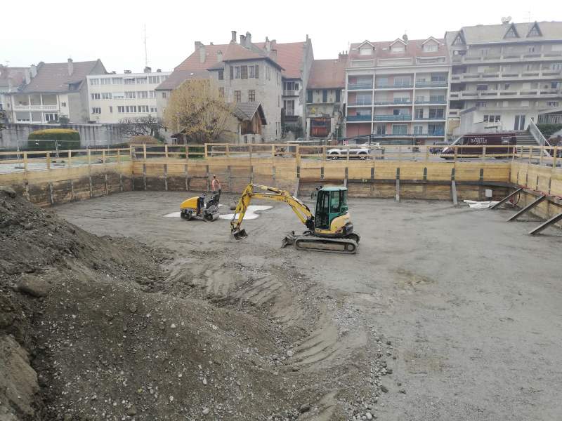 Travaux spéciaux : Paroi Berlinoise - K ZEN Bonneville (74)