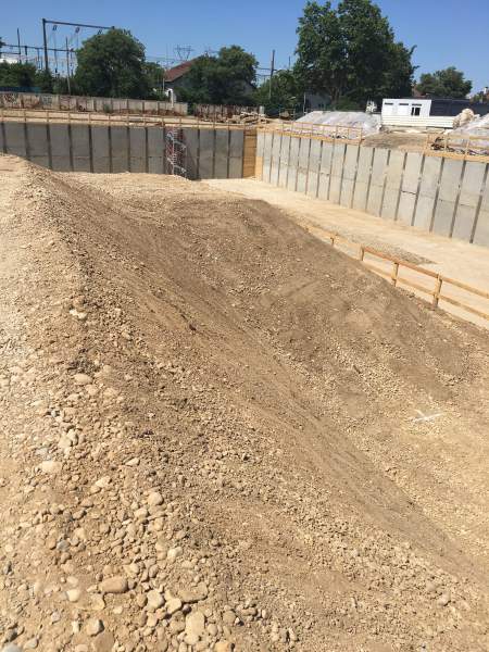 ELTS - Paroi Berlinoise parement béton à Villeurbanne